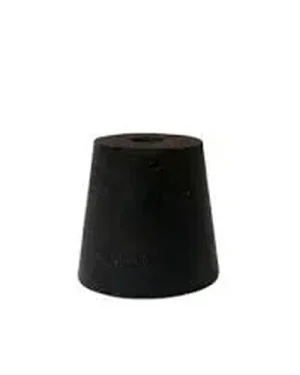Tapon de hule color negro