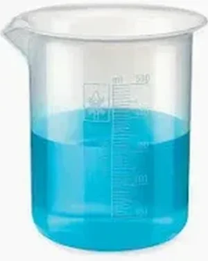 Vaso de polipropileno precipitado